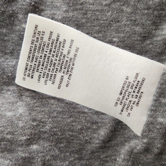 Hei Hei Womens Jacket Size L Navy Blue Heather Gray Sailor Anchor Cropped Trench - Picture 13 of 13